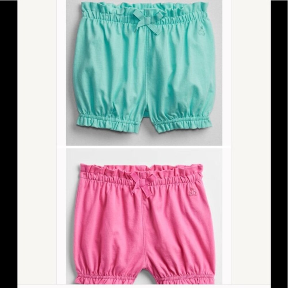 Two Bubble Shorts Size 6-12 Months